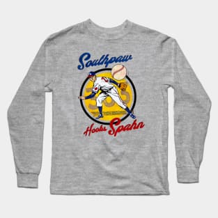Southpaw Warren Spahn • Milwaukee Braves Long Sleeve T-Shirt